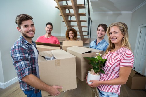 Flat move logistics and furniture loading in Kingston Vale