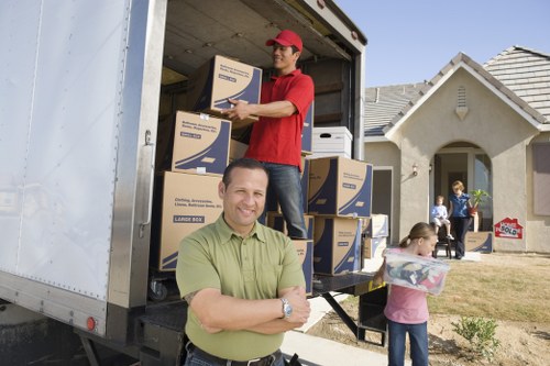 Professional packing supplies prepared for a Kingston Vale home move