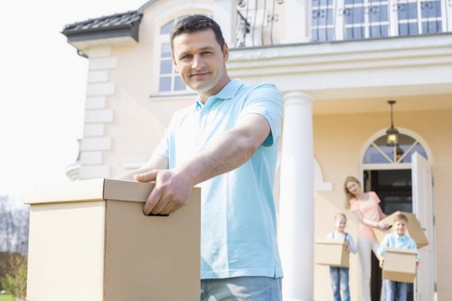 Commercial moving team planning a business relocation in Kingston Vale